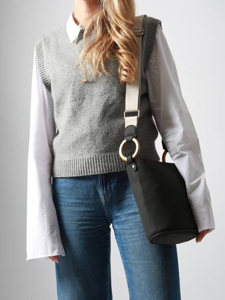 Cross Body Tas Crocus Woomen Zwart crocus WCRO22 ander zicht 1
